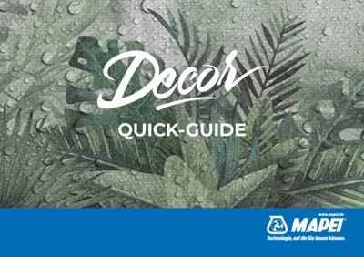 MAPEI Shower System Decor - Quick Guide